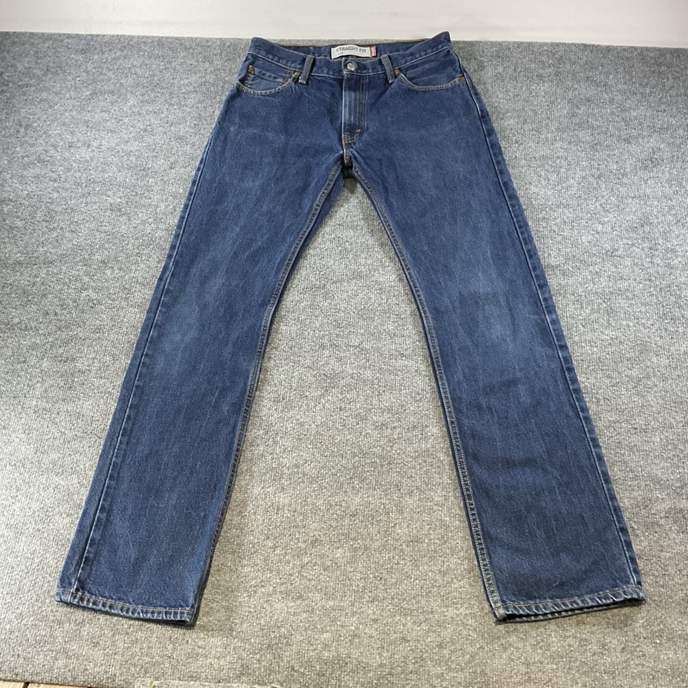 Levis 505 Straight Fit Jeans Mens 30x34 Medium Wash Blue Denim 100% Cotton